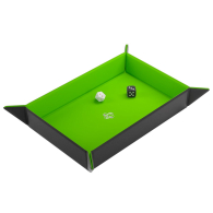 Accessori Cards - Magnetic dice tray: Rectangular - black/green