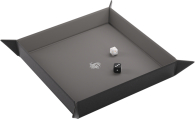 Accessori Cards - Magnetic dice tray: Square - black/grey