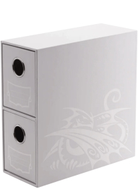 Accessori Cards - Porta carte - fortress: 2 card drawer - vertical - white