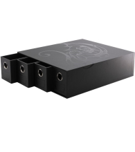 Accessori Cards - Porta carte - fortress: 4 card drawer - horizontal - black