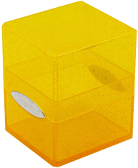 Accessori Cards - Porta mazzo: Satin cube 100+ glitter yellow