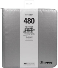 Accessori Cards - Raccoglitore grande - 12 tasche: Vivid zippered pro binder - silver