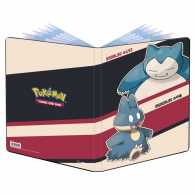 Accessori Cards - Raccoglitore grande - 9 tasche: Pokemon snorlax e munchlax - 10 pagine