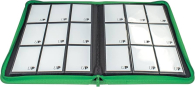 Accessori Cards - Raccoglitore grande - 9 tasche: Vivid zippered pro binder - green