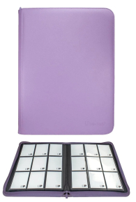 Accessori Cards - Raccoglitore grande - 9 tasche: Vivid zippered pro binder - purple