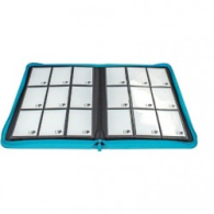 Accessori Cards - Raccoglitore grande - 9 tasche: Vivid zippered pro binder - teal