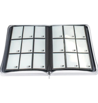 Accessori Cards - Raccoglitore grande - 9 tasche: Vivid zippered pro binder - white