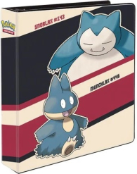 Accessori Cards - Raccoglitore grande ad anelli: Binder pokemon - snorlax e munchlax