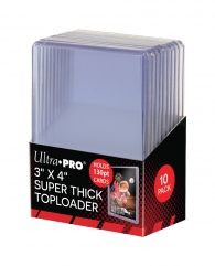 Accessori Cards - Toploader - standard size: 10 pack - 130pt cards - super thick toploader