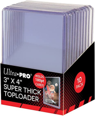 Accessori Cards - Toploader - standard size: 10 pack - 180pt cards - super thick toploader 