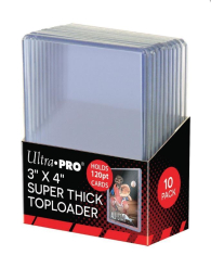 Accessori Cards - Toploader - standard size: 10 pack - 120pt cards - super thick toploader 