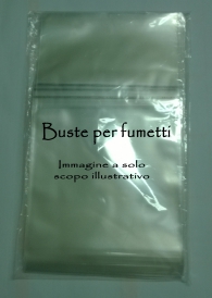 Accessori Fumetti - 100 buste senza adesivo per fumetti n.15: Bonelli - 17 x 21,3cm