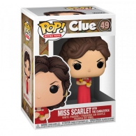 Actionfigure - Funko pop - clue: Miss scarlet with the candlestick