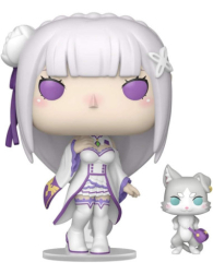 Actionfigure - Funko pop - re:zero: Emilia with puck