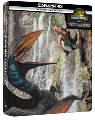 Bluray - Blu-ray jurassic world - la rinascita: Steelbook - 4K ultra Hd + Blu-Ray Hd