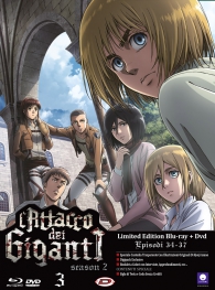 Bluray - Blu-ray l'attacco dei giganti - stagione 2 n.3: Blu-ray + dvd