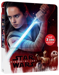 Bluray - Blu-ray star wars - gli ultimi jedi: Limited edition steelbook blu-ray 3D + blu-ray 