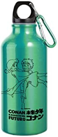 Bottiglia - Bottiglia di acciaio - 500ml : Conan il ragazzo del futuro - green