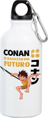 Bottiglia - Bottiglia di acciaio - 500ml : Conan il ragazzo del futuro