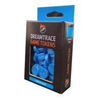 Dadi - 40 marbeled game tokens: Chimera blue