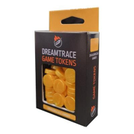 Dadi - 40 marbeled game tokens: Dragonscale amber