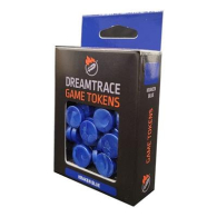 Dadi - 40 marbeled game tokens: Kraken blue