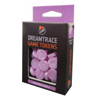 Dadi - 40 marbeled game tokens: Sorcerous purple