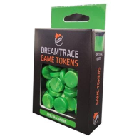 Dadi - 40 marbeled game tokens: Spectral green