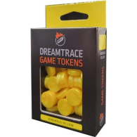 Dadi - 40 marbeled game tokens: Venomous yellow