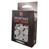 Dadi - 40 marbeled game tokens: Werebane silver