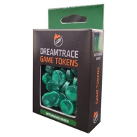 Dadi - 40 marbeled game tokens: Witchwood green