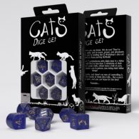 Dadi - 7 dadi poliedrici cats - meowster
