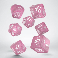 Dadi - 7 dadi poliedrici cats - pink/white