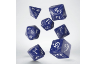 Dadi - 7 dadi poliedrici classic - cobalt/white