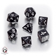 Dadi - 7 dadi poliedrici classic - black/white
