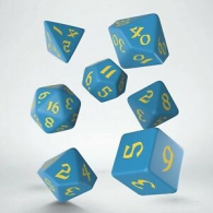 Dadi - 7 dadi poliedrici classic - blue/yellow