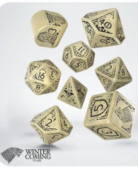 Dadi - 7 dadi poliedrici game of thrones - stark