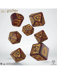 Dadi - 7 dadi poliedrici harry potter: Gryffindor - red