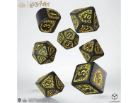 Dadi - 7 dadi poliedrici harry potter: Hufflepuff - black