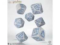 Dadi - 7 dadi poliedrici harry potter: Ravenclaw - white