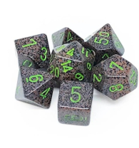 Dadi - 7 dadi poliedrici speckled earth: Chx25310