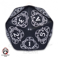 Dadi - Dado d20 level counter - black/white