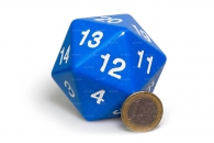Dadi - Dado d20 level counter - blue