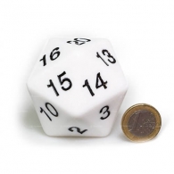 Dadi - Dado d20 level counter - white