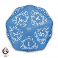 Dadi - Dado d20 level counter - blue/white