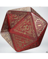 Dadi - Dado d20 the hobbit - ember