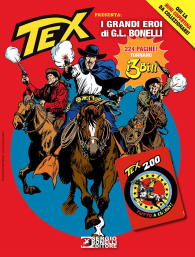 Fumetto - Avventura magazine n.10: I grandi eroi di g.l.bonelli - tornano i 3 bill - mini copertina tex 200 n.5