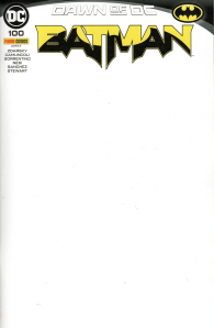 Fumetto - Batman n.100: Variant blank cover