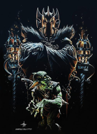 Fumetto - Cronache di arda: L'oscuro signore - variant cover di gabriele dell'otto