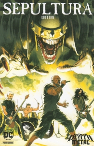 Fumetto - Dc crossover - batman - death metal - variant band n.5: Sepultura edition